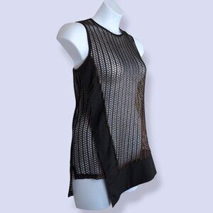 Inspired Style Copper Metallic Mesh Top